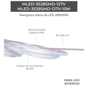 MLED-3528SMD-127V-10M/BC